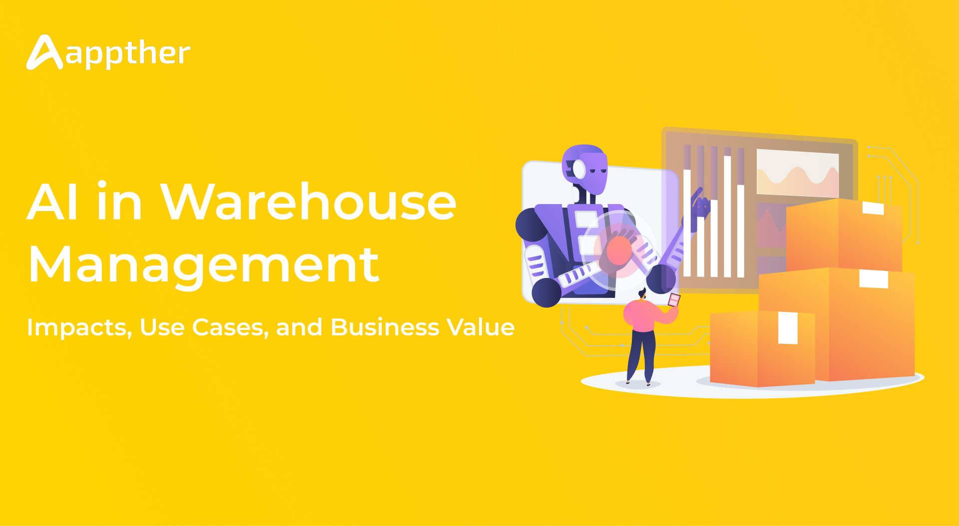 AI-powered warehouse management system optimizing inventory, automation, and logistics operations