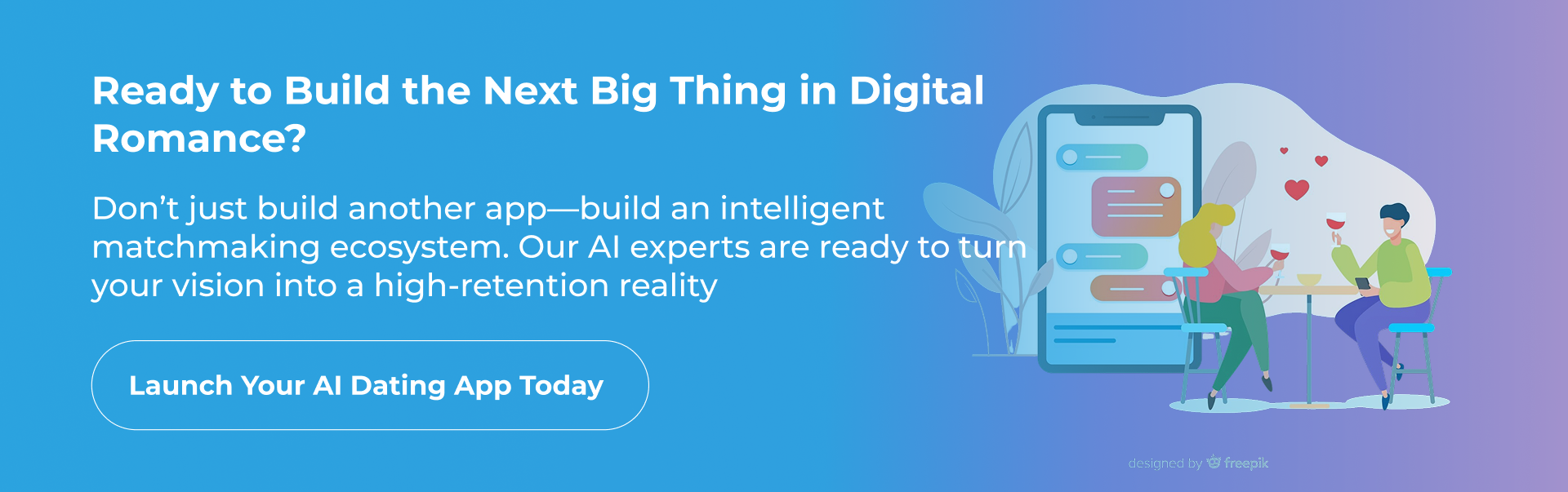 Dating App development with AI enabled features.