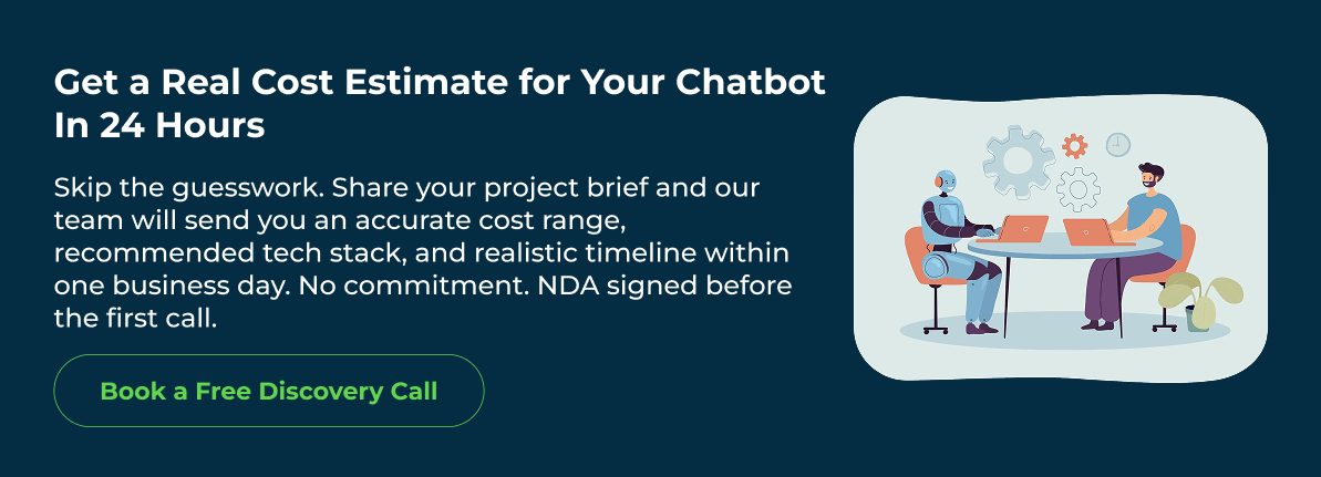 get free consultation from us for your AI Chatbot Development. 